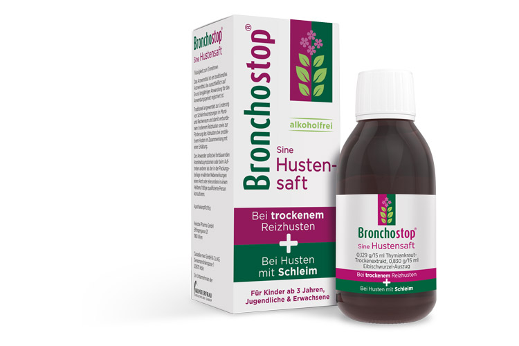 Bronchostop mit Verpackung